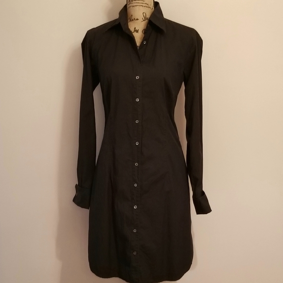 silk button down shirt dress